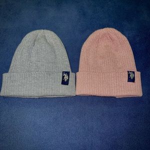 2 pairs of polo winter hats